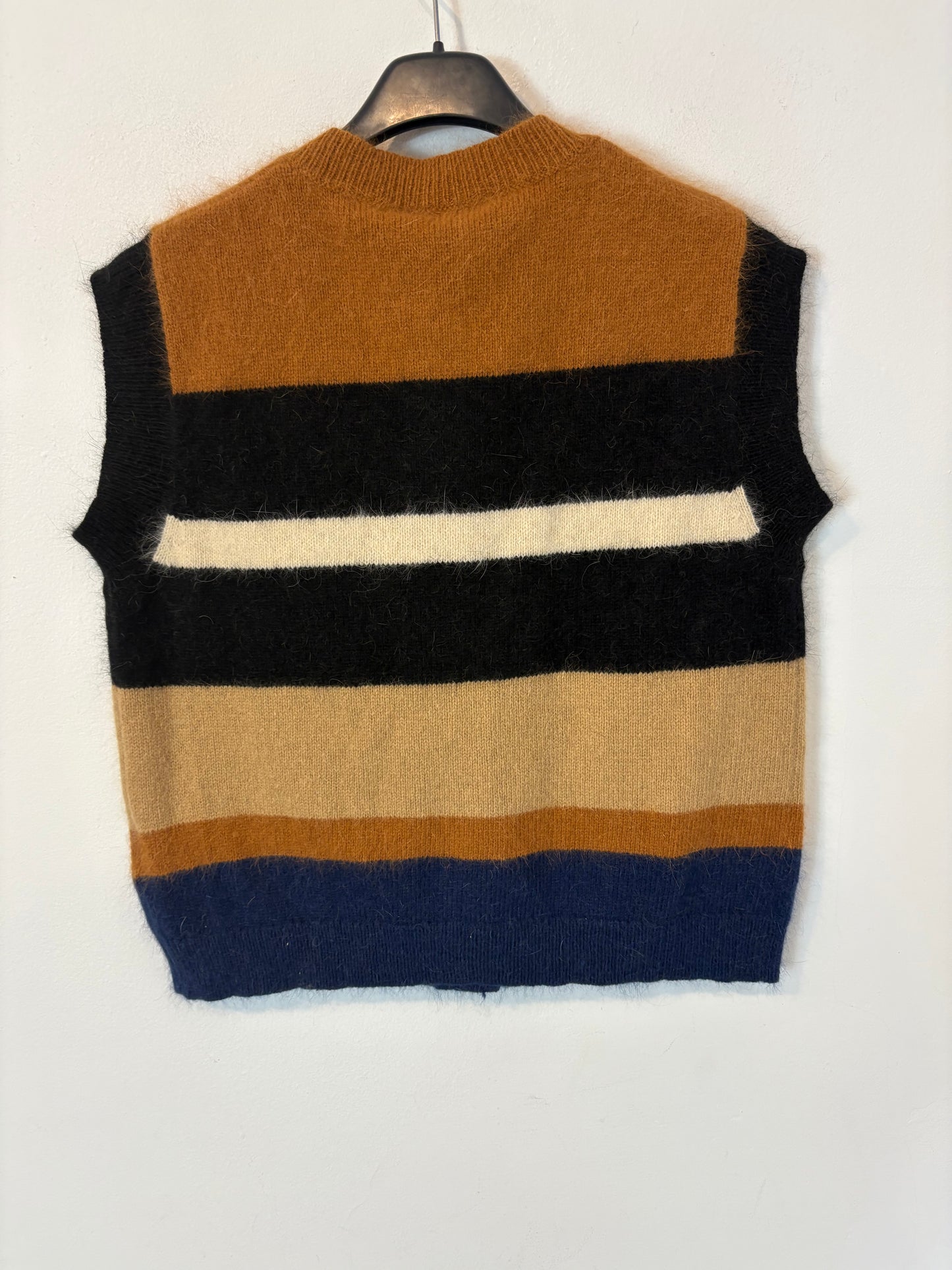 SOPHIE AND LUCIE. Chaleco rayas angora