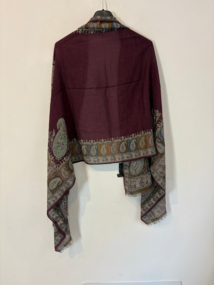 ETRO. Pañuelo estampado seda y lana