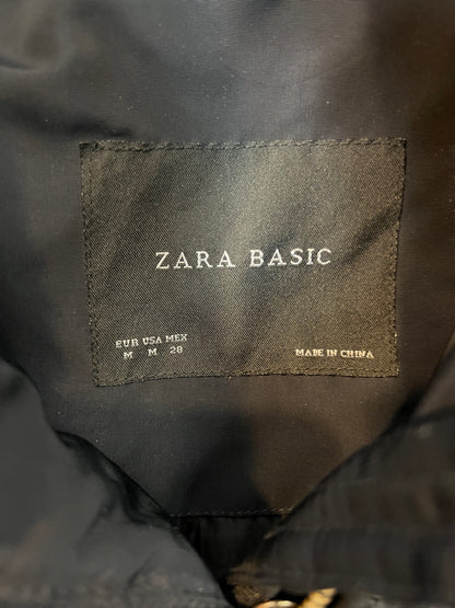 ZARA. Plumas azul capucha extraíble. T M