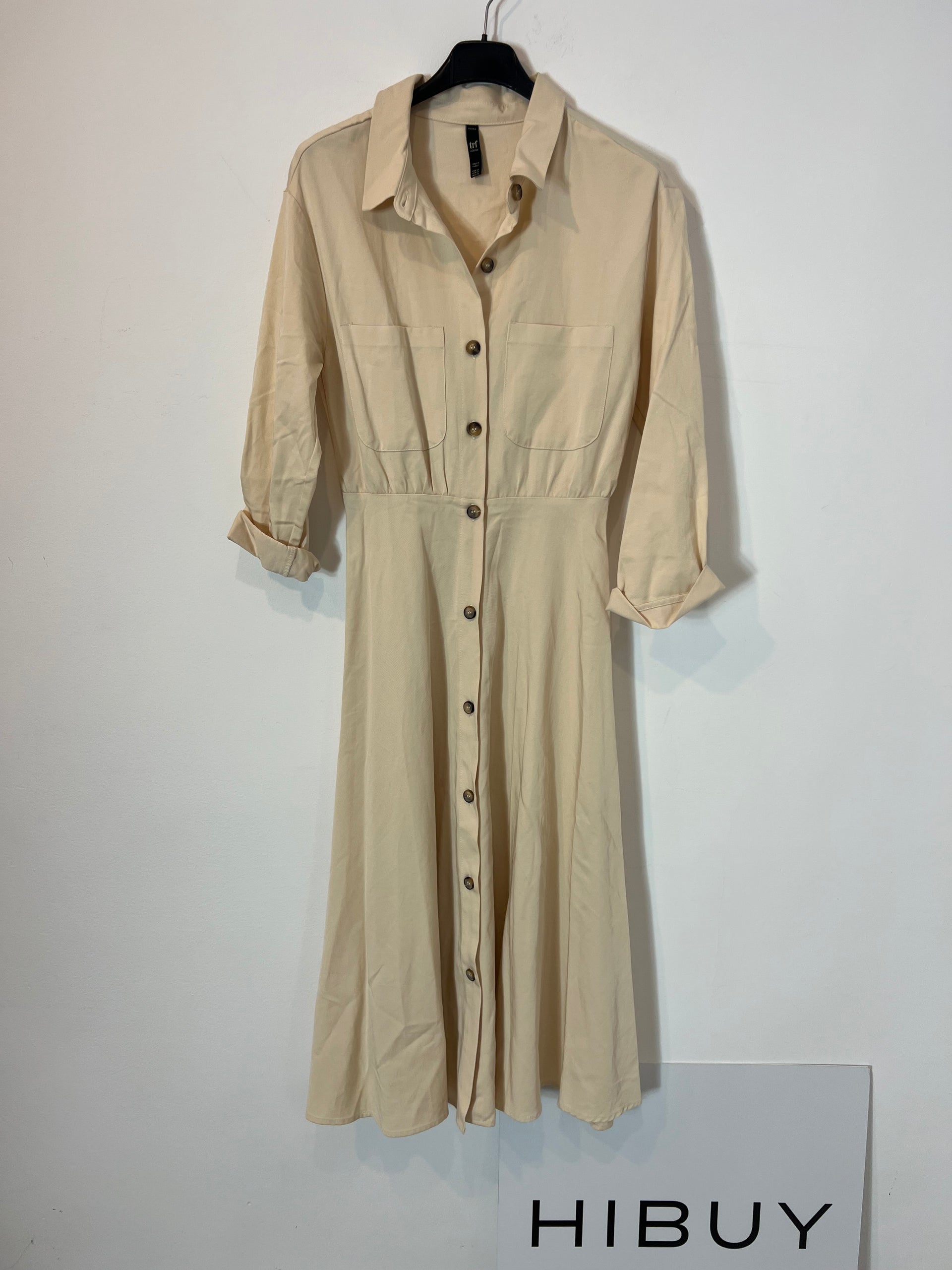zara beige shirt dress Zara Belted Shirt Dress. New With Tags