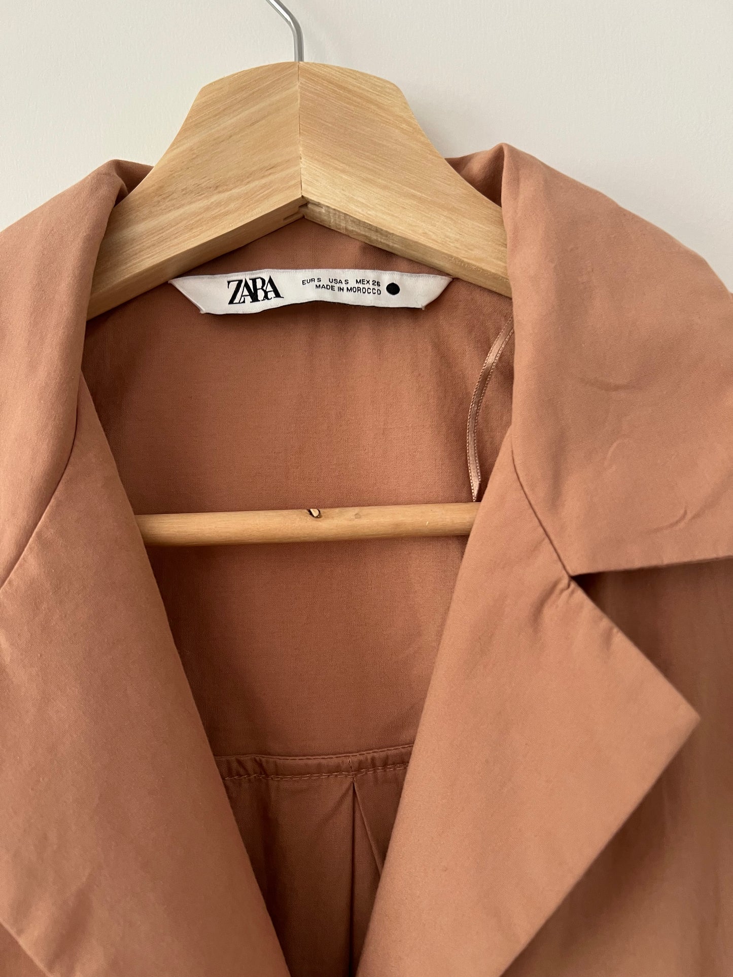 ZARA. Long brown dress TM
