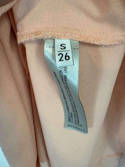 ZARA. Mustard textured back top. TS