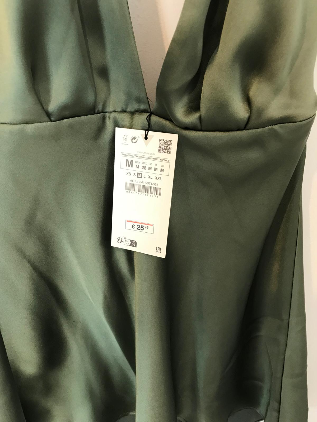 ZARA. Mustard textured back top. TS
