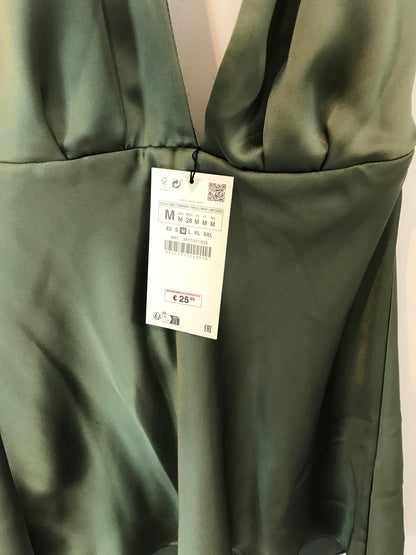 ZARA. Mustard textured back top. TS