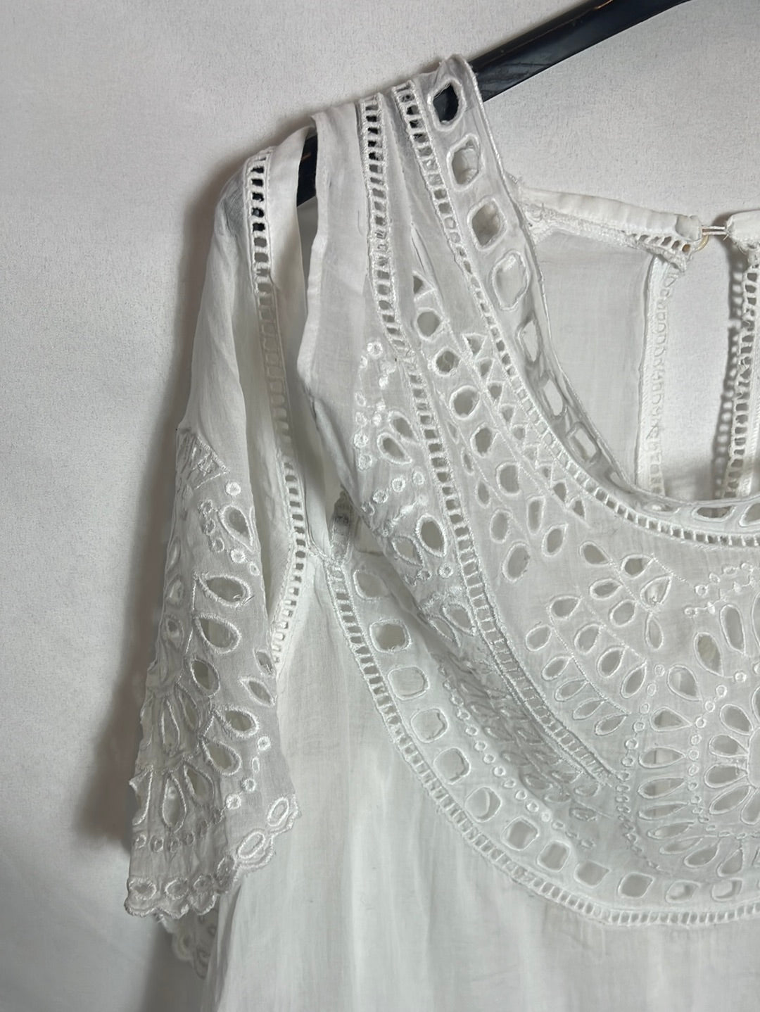 ISABEL MARANT ÉTOILE. Die-cut cotton top. XS/S