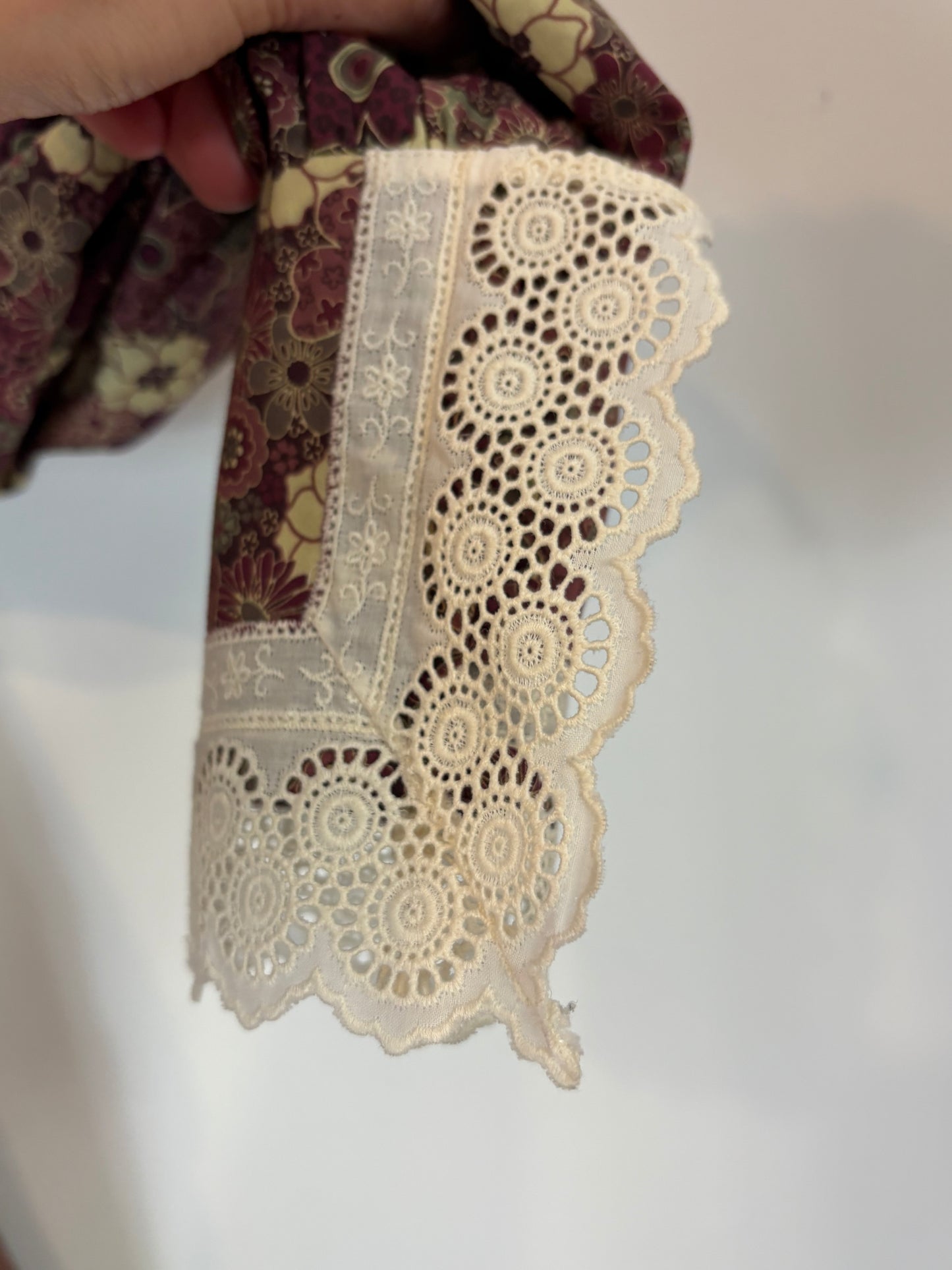 ANDION. Vestido estampado flores detalle puños. TU (S/M)