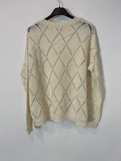 SCALPERS. Jersey beige claro. T XS