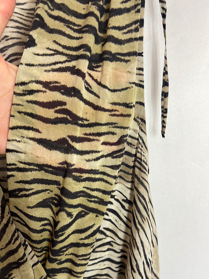 IRO. Mono fluido seda animal print. T 2(M)