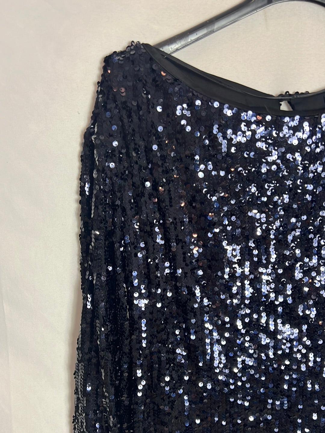 ZARA. Vestido coro lentejuelas. T M