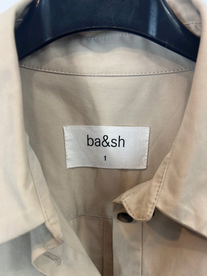 BA&SH. Camisa/sobrecamisa beige T.s