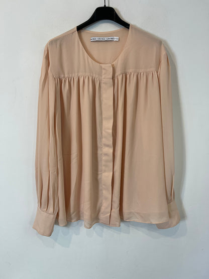 &OTHER STORIES. Blusa rosa plisada T.36