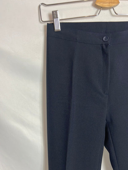 OTRAS. Total look blazer y pantalón pinzas azul. T 36