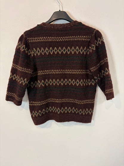 MASSIMO DUTTI. Short green skirt with pocket T.xs