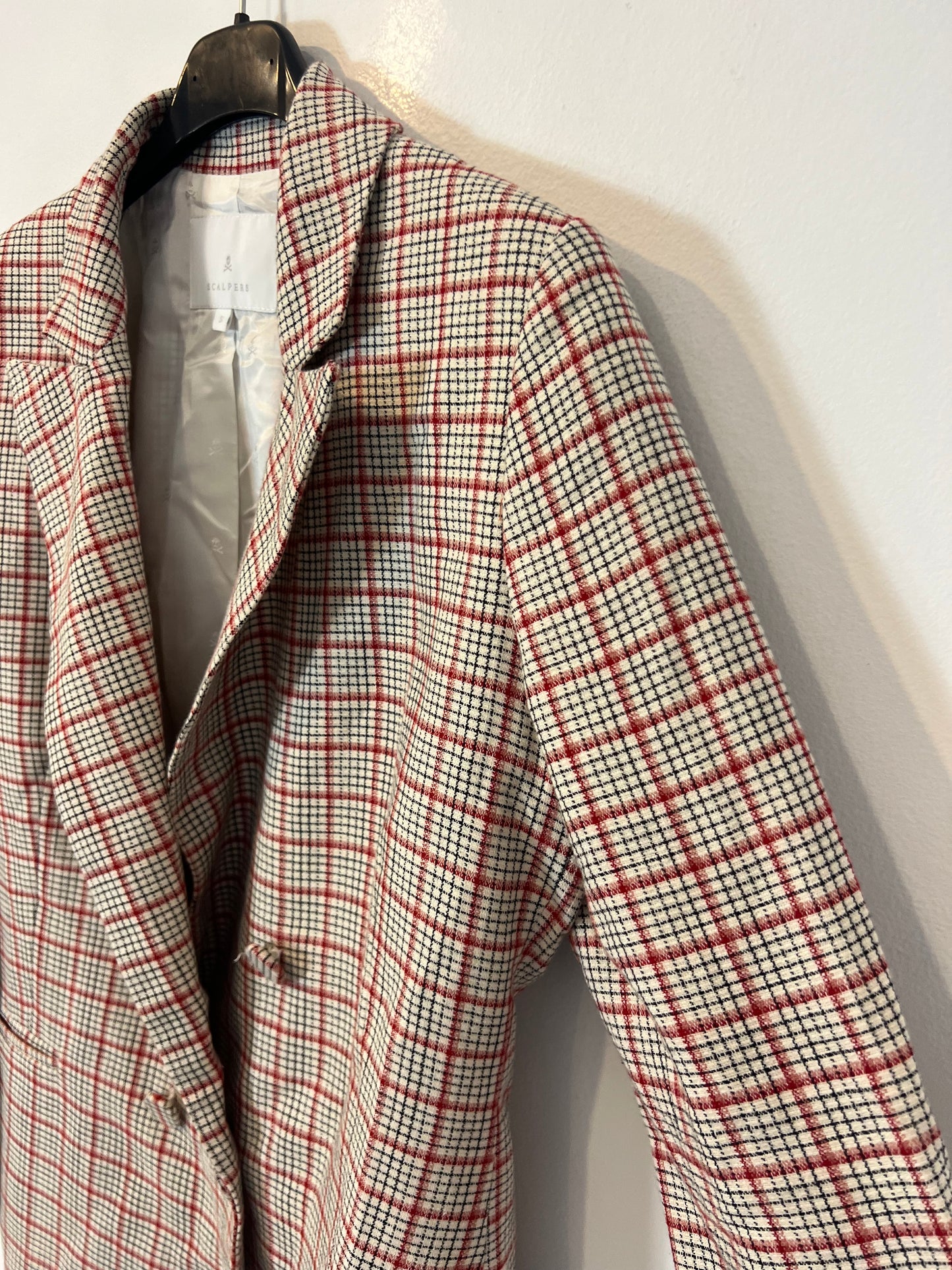 SCALPERS. Total look fluido cuadros. T 36