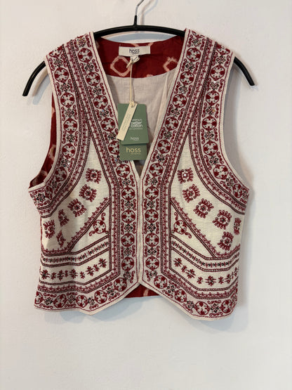 CHERRIES. Flowy purple top. Size XL