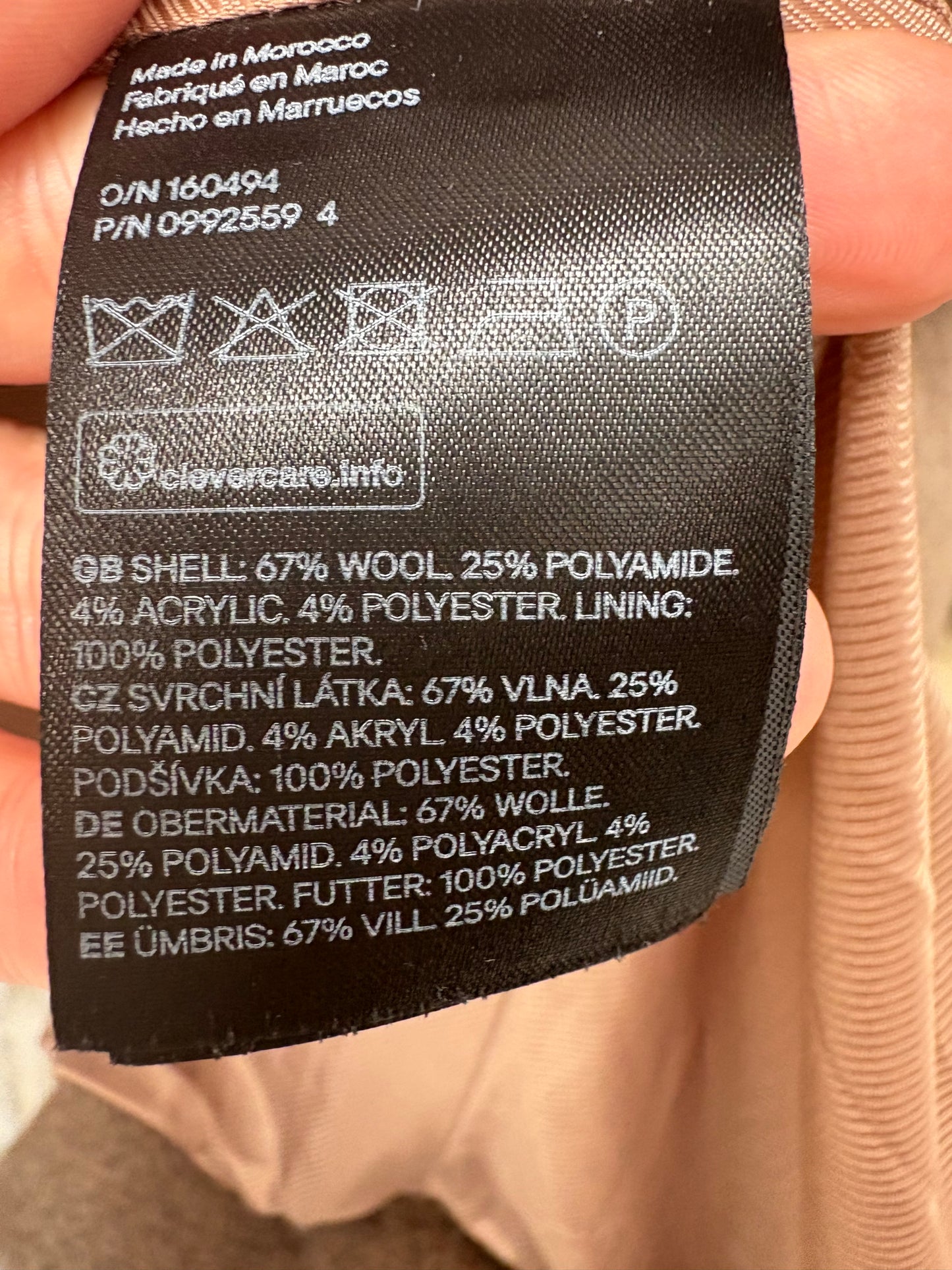 IMAN. White ribbed top Tm