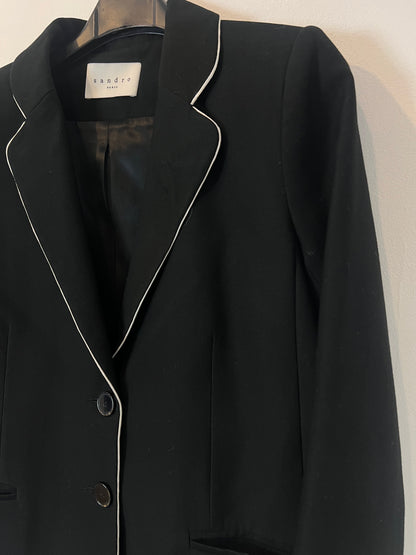 AMEÉ. Sleeveless fringed sweater S.(s)