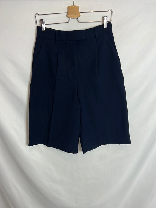 ZARA. Bermuda larga azul. T S