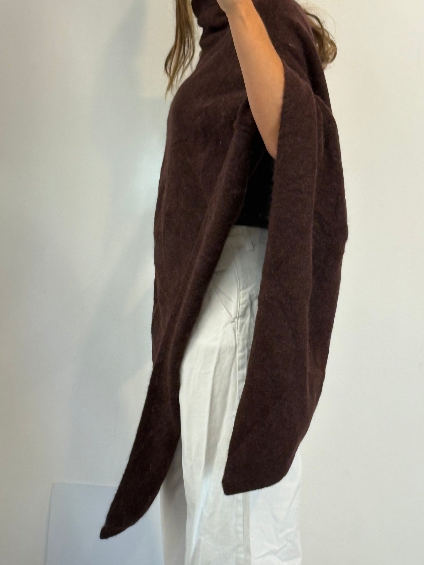 OTHERS. Long knit dress with neckline detail. TS