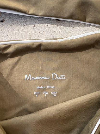 MASSIMO DUTTI.  Bañador verde asimétrico