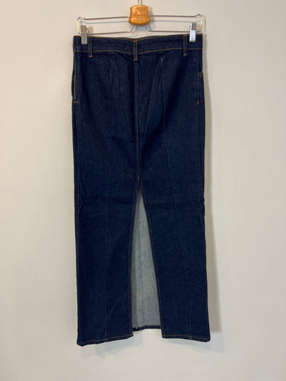 ZARA. Falda midi denim apertura. T S