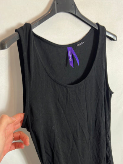 SERAPHINE. Vestido corto negro premamá T.s