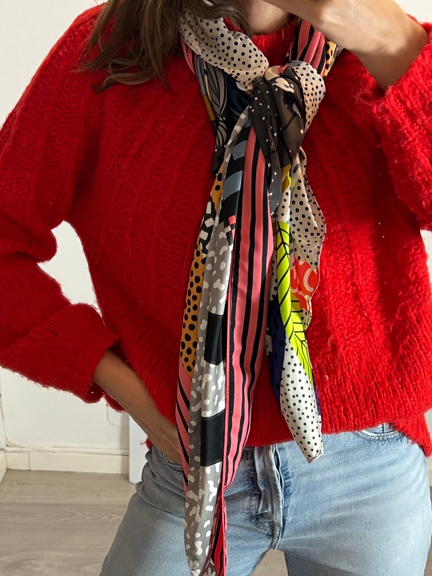 BIMBA Y LOLA. Pañuelo multiestampado
