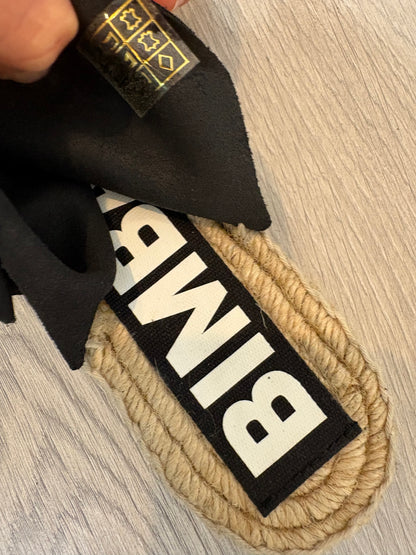 BIMBA Y LOLA. Alpargatas negras. T 38