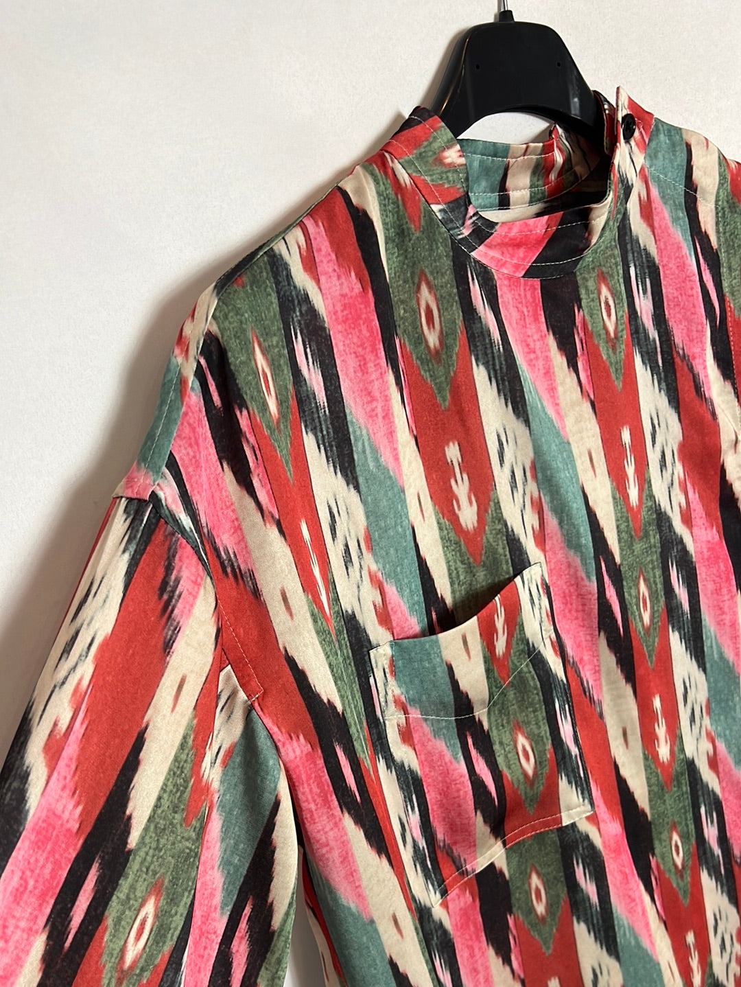 ISABEL MARANT ÉTOILE. Blusa colores botonadura lateral. T 34