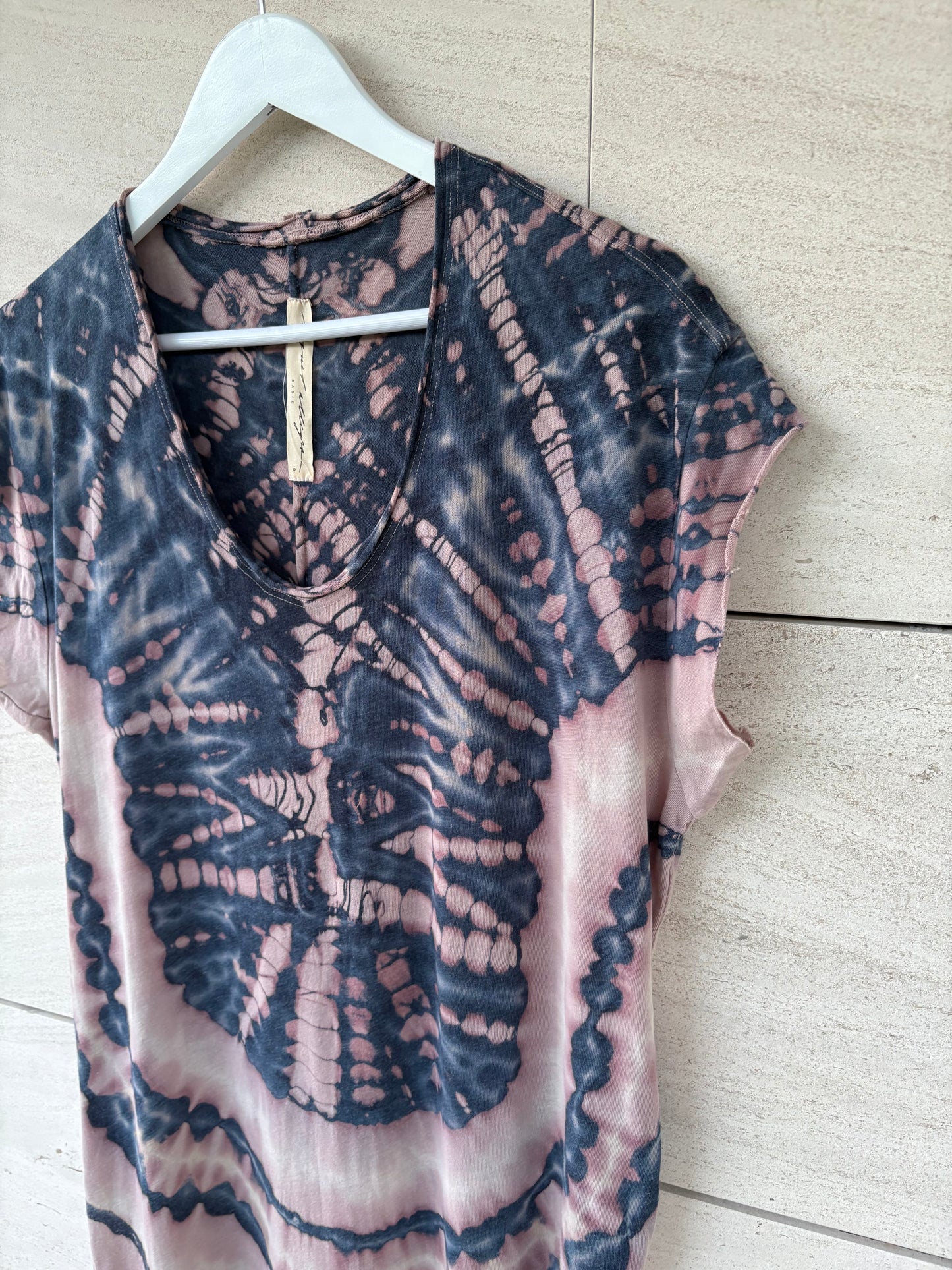 RAQUEL ALLEGRA. Vestido maxi algodón tie dye