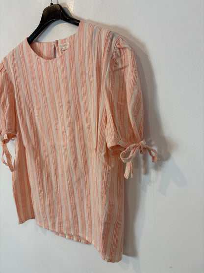 MI CANESÚ. Blusa textura detalle mangas