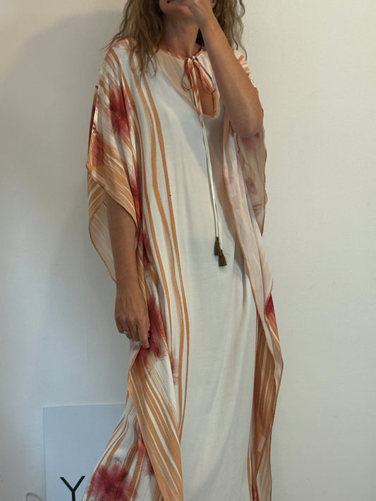 SOLLER. Vestido booho con estampado
