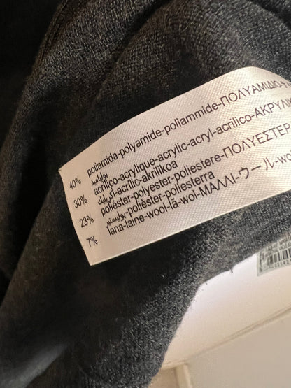 ZARA. Charcoal gray knit cardigan/dress. TS