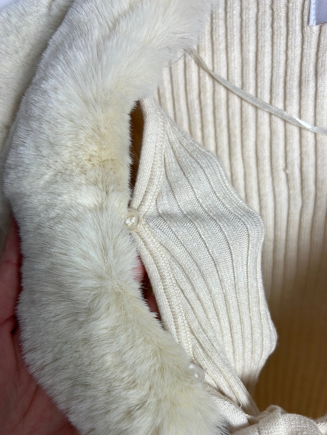 MANGO. Rebeca canalé pelo extraible. T S