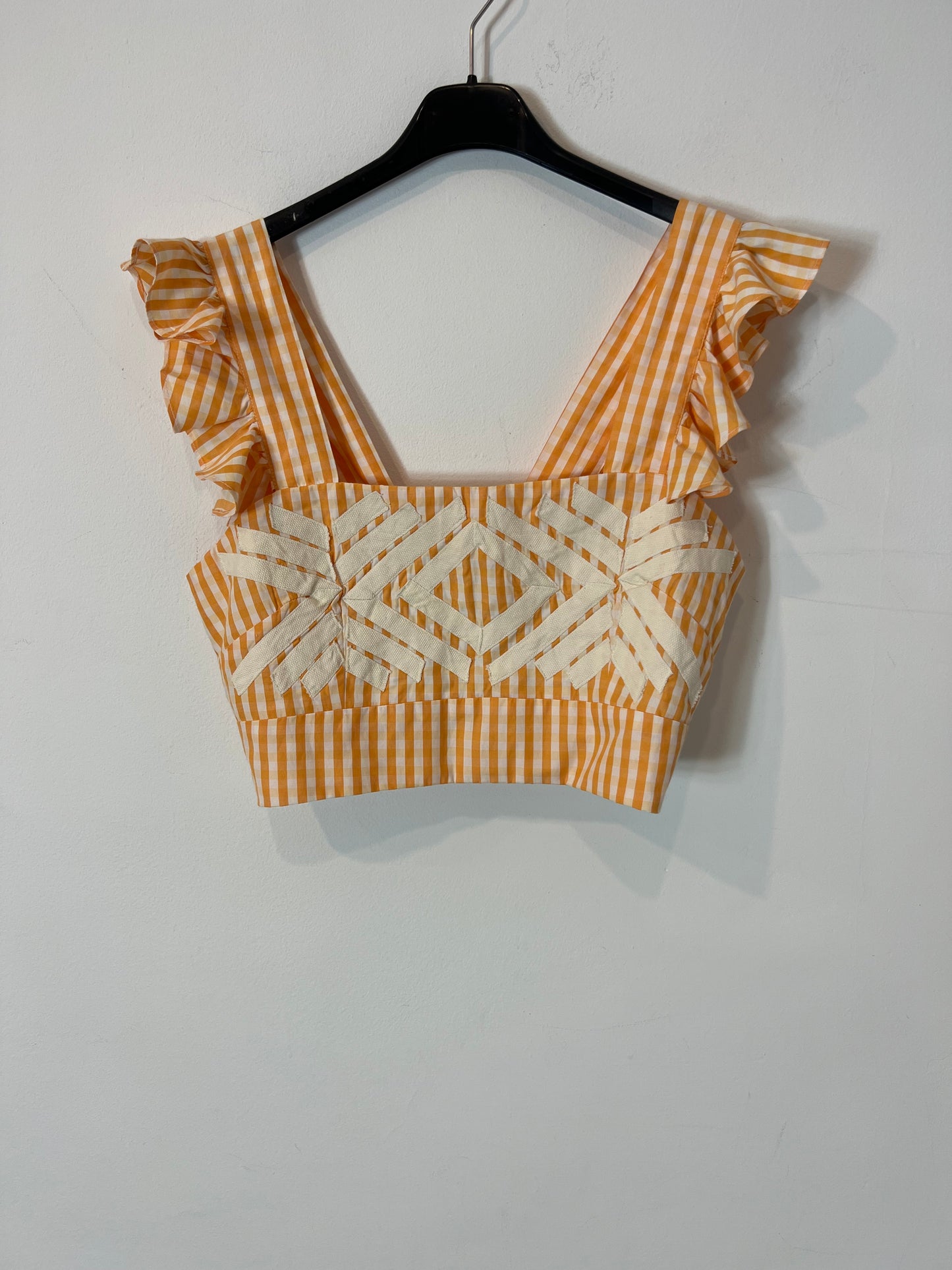 IQ COLLECTION. Total look mostaza rayas T.m