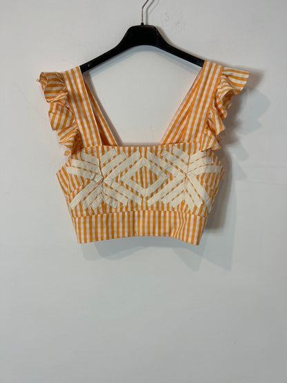 IQ COLLECTION. Total look mostaza rayas T.m