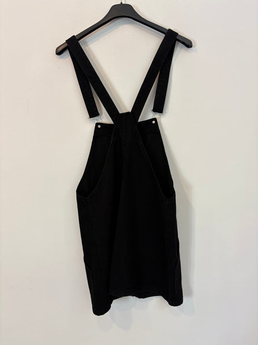 STRADIVARIUS. Peto corto denim negro. T 38