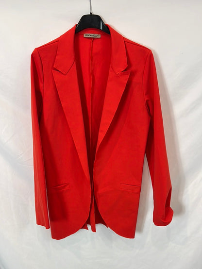 ZEROASSOLUTO. Blazer elástica roja T.m