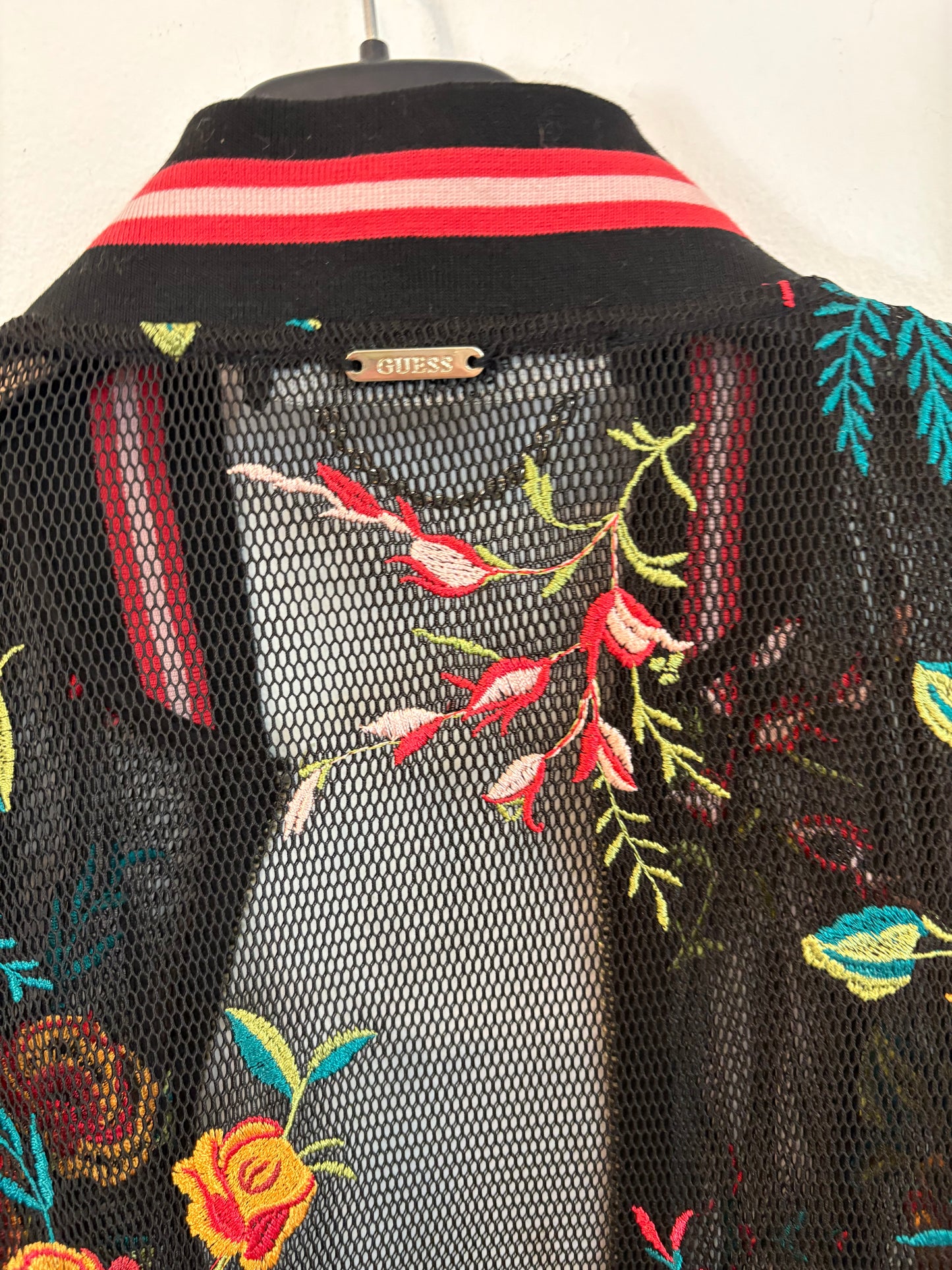 GUESS. Black embroidered jacket. TM