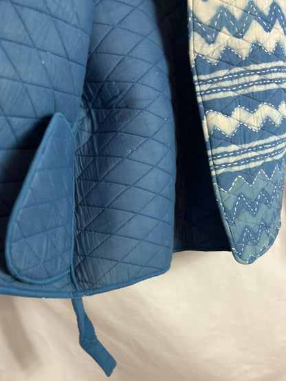 V. DE. VINSTER. Zig zag quilted vest. T.S.