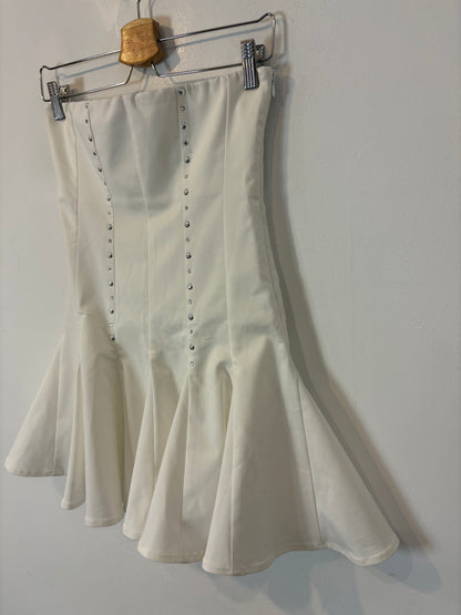 GIMAGUAS. Vestido palabra de honor tachuelas