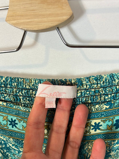 LETIZ. Falda midi flores TU(m)