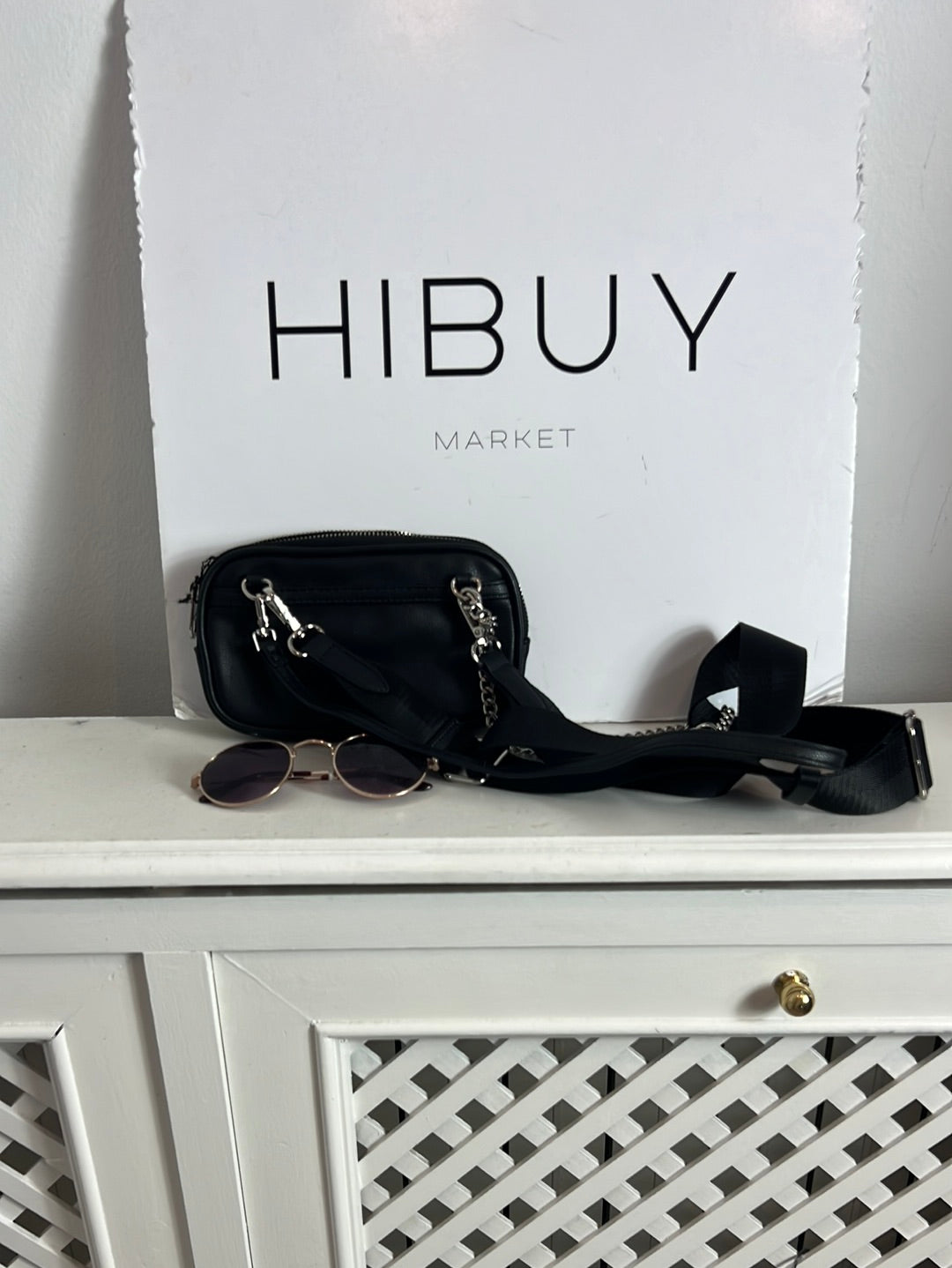 OTRAS. Bolso mini negro tachuelas doble asa