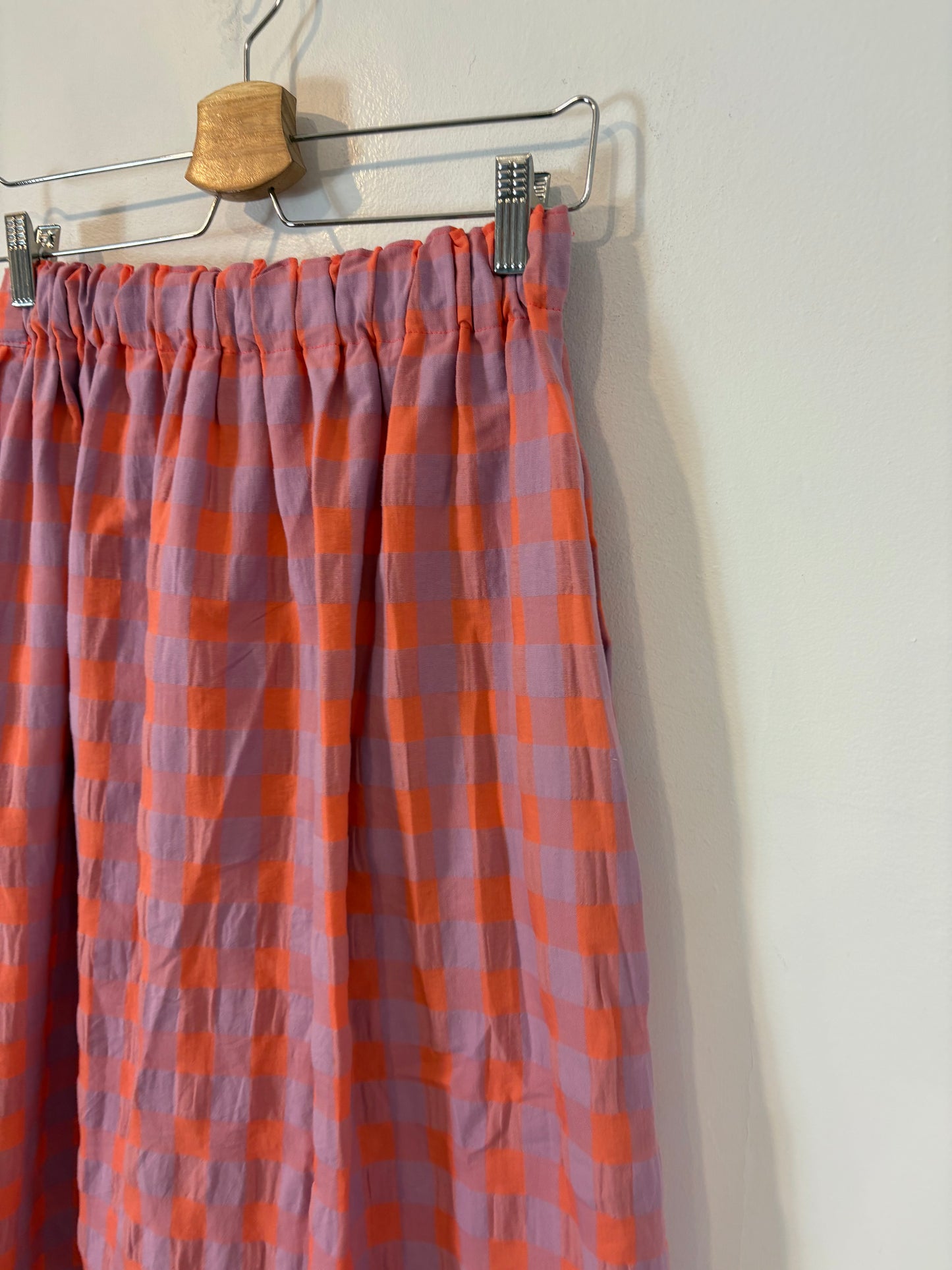 LA ROMANA GALICIA. Falda mido cuadros . T S