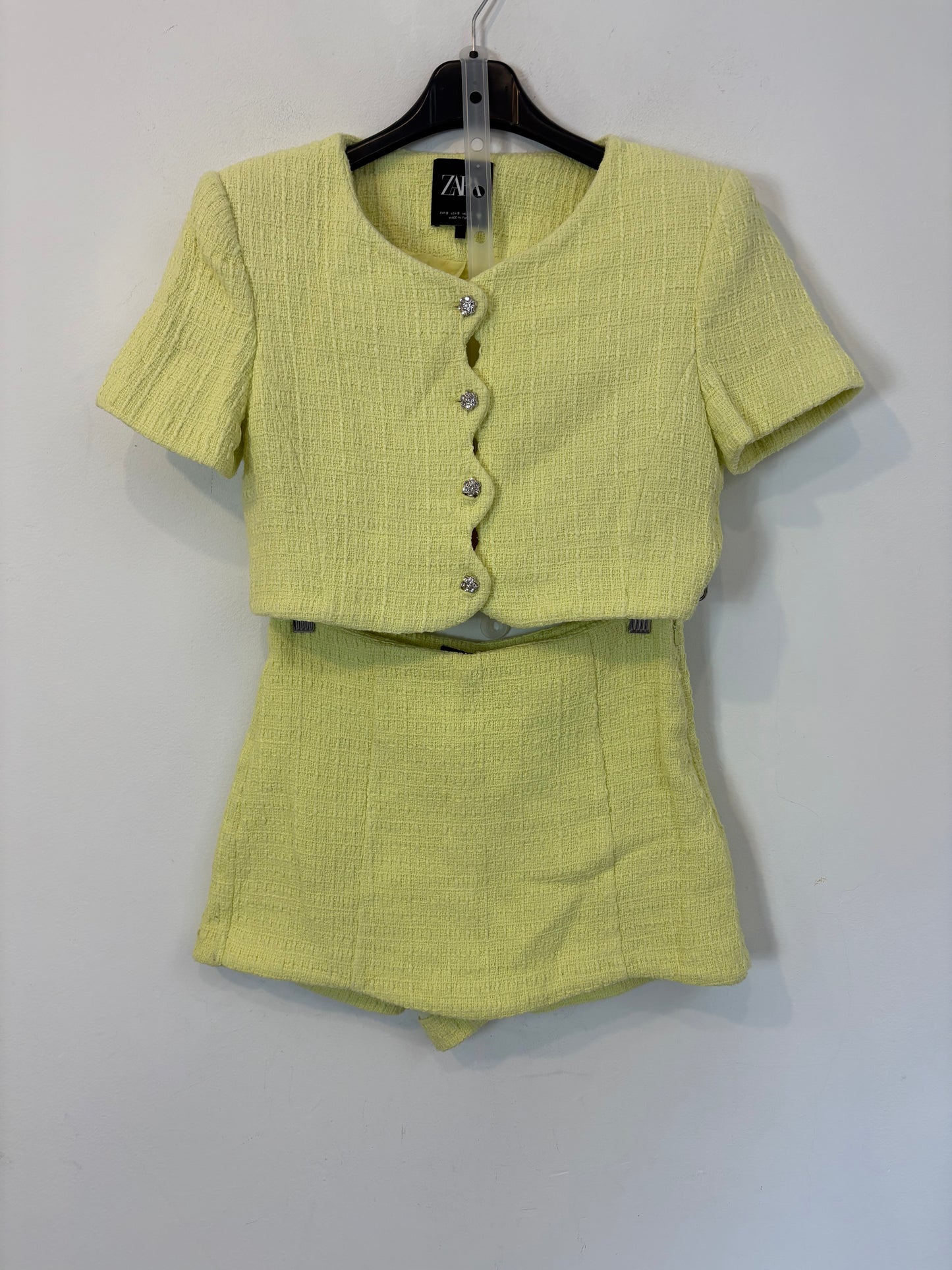 ZARA. Conjunto tweed lima