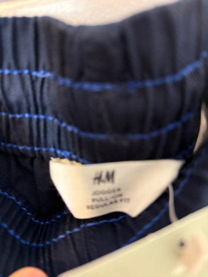 H&M. Set Pantalones tonos azul. T 7-8 años