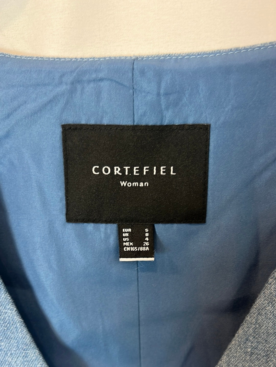 CORTEFIEL. T. Denim vest with buttons s