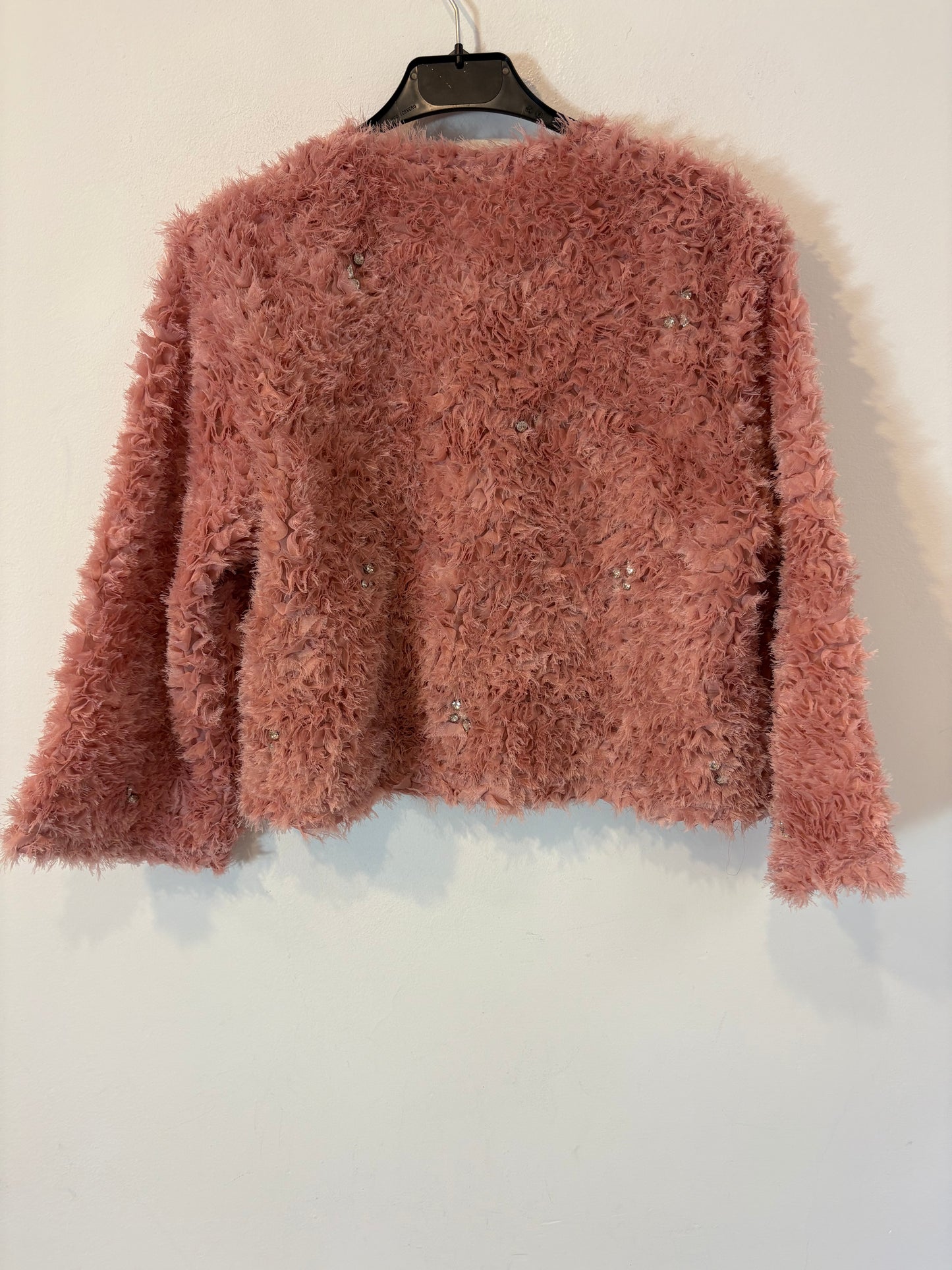 ZARA. Chaqueta estructura abalorios. T S