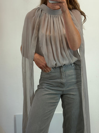 ZARA. Body gris lazada