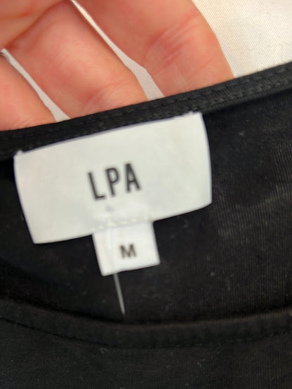 LPA. Black cropped top Tm